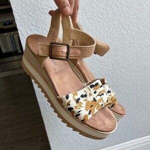 TOMS Diana Platform Wedge Sandal size 8